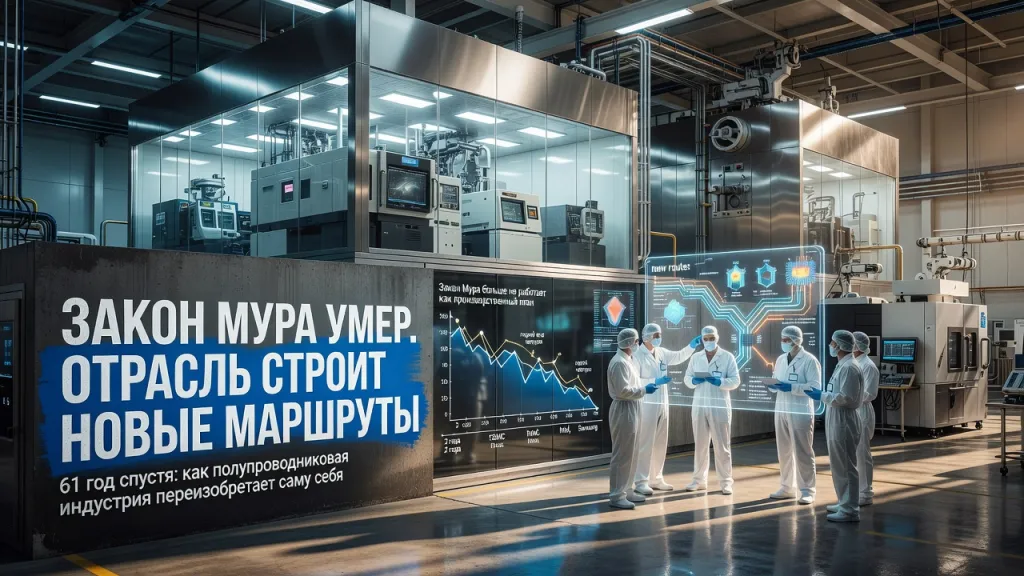 Закон Мура умер. Отрасль строит новые маршруты