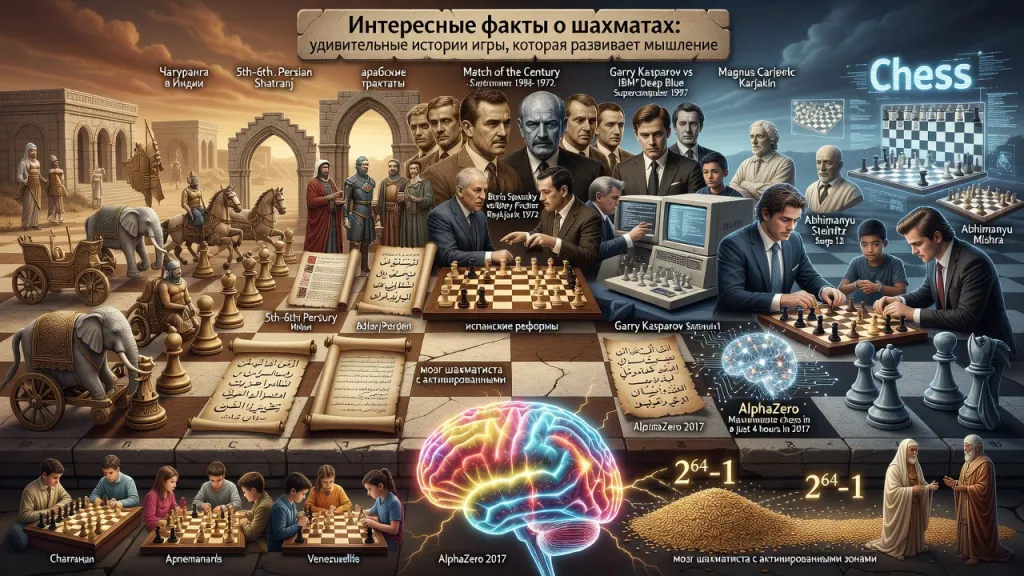 Интересные факты о шахматах: удивительные истории игры, которая развивает мышление
